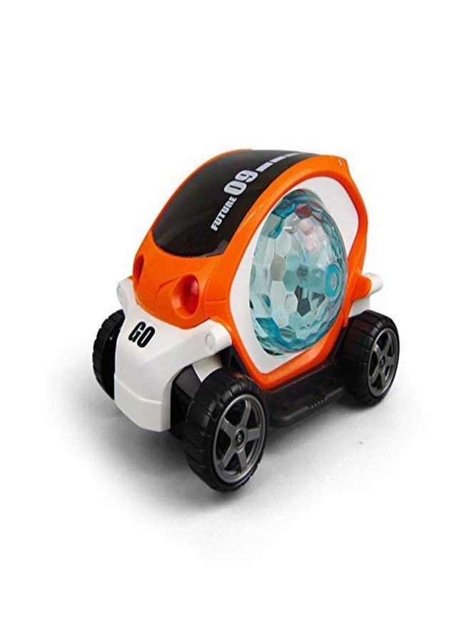 فيكريدا لعبة سيارة فيكريدا الدوارة للأطفال - حركة الاصطدام والانطلاق مع أضواء رباعية الأبعاد وموسيقى - متعددة الألوان (سيارة موسيقية حركات بهلوانية) - Image 1